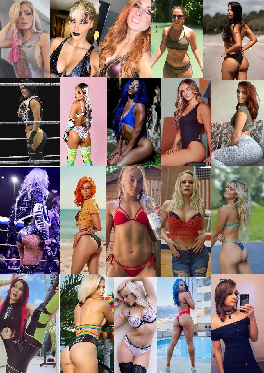 Blessed with the amount of sexy women in wrestling there are