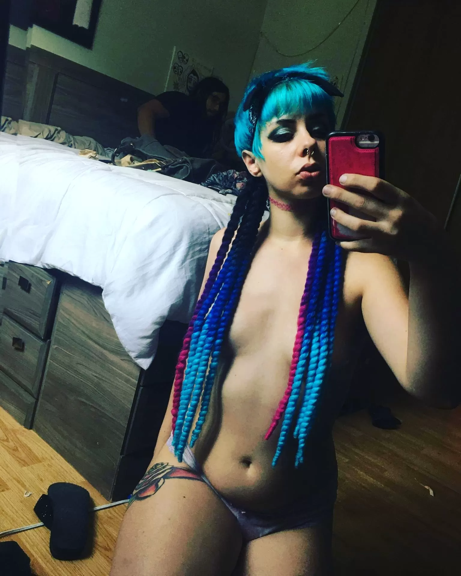 Blue dreads just hit different, dont they ?