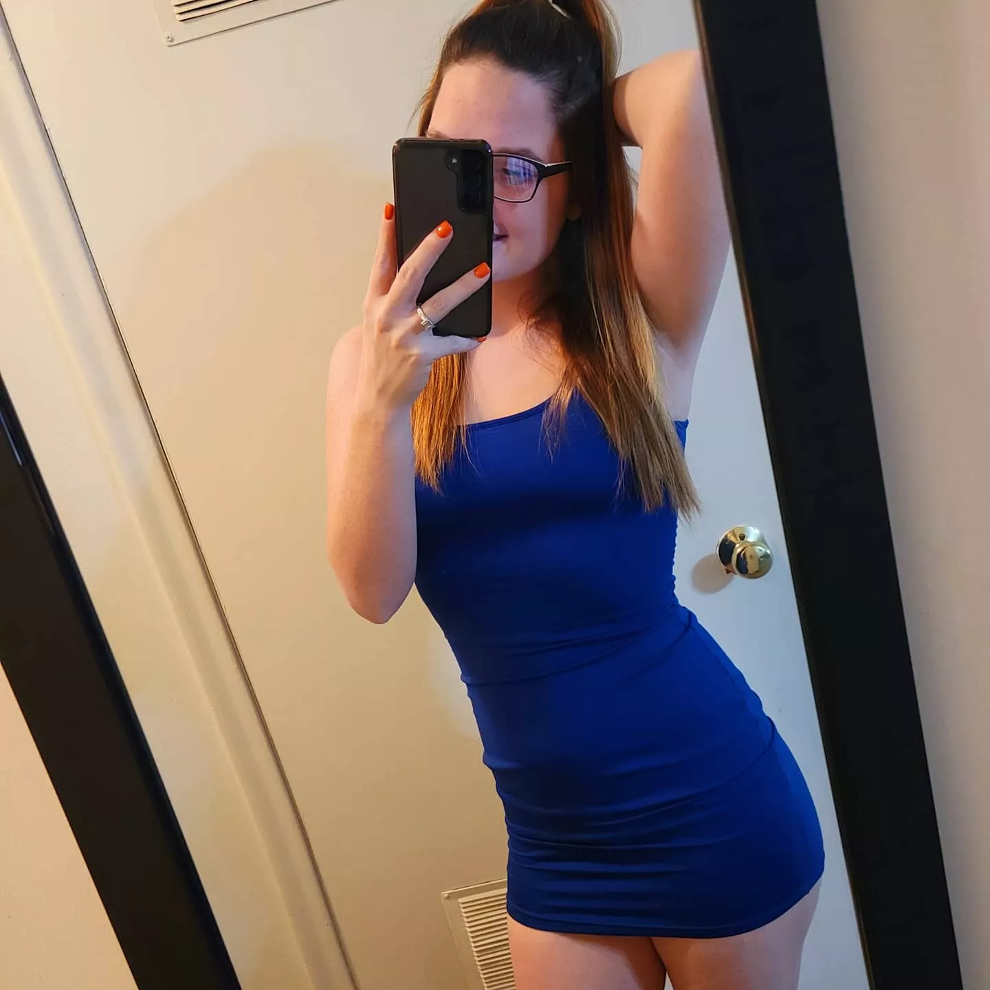 Blue dress