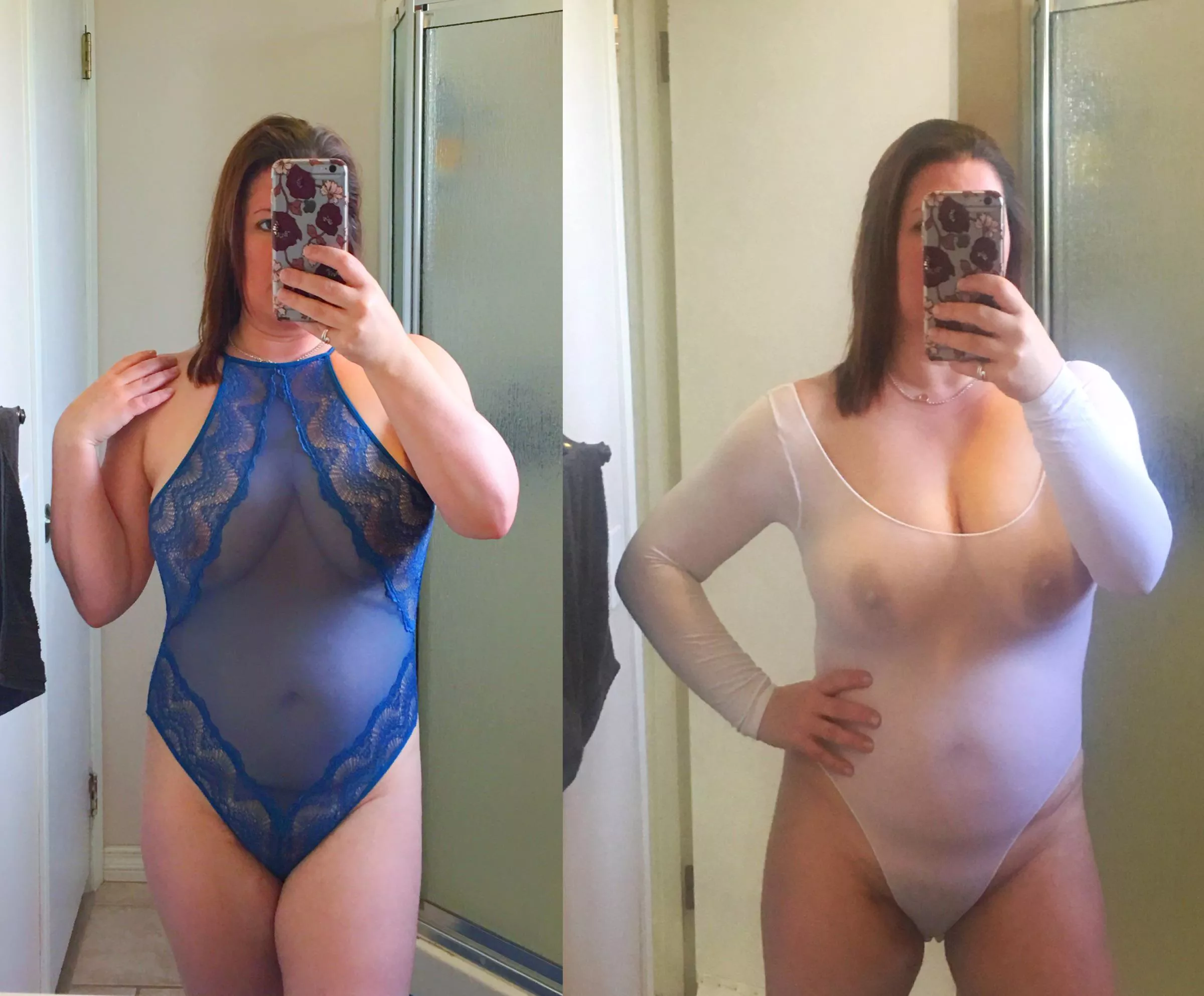 Blue or white. I can’t decide [F] 44 y/o