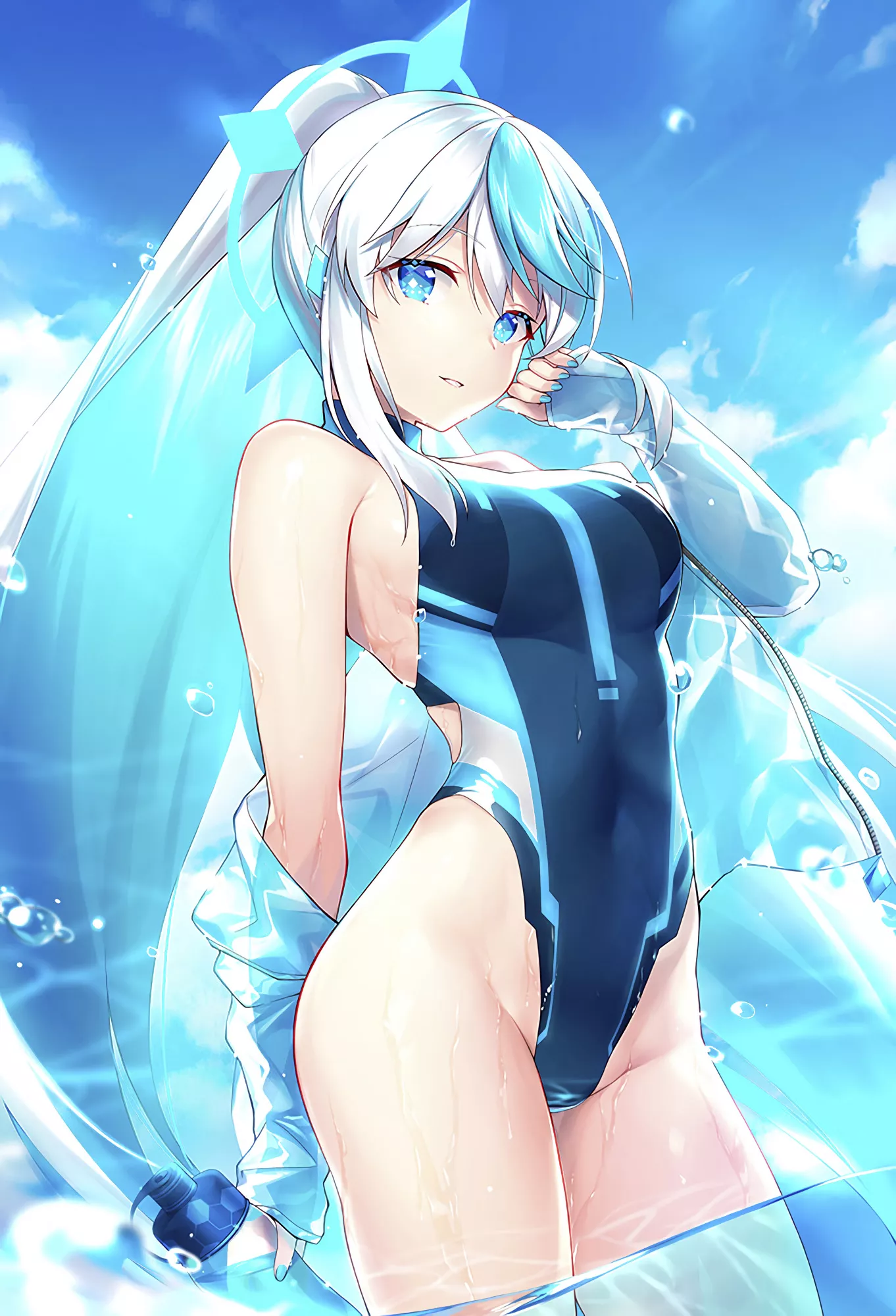 Blue swimsuit [Original]