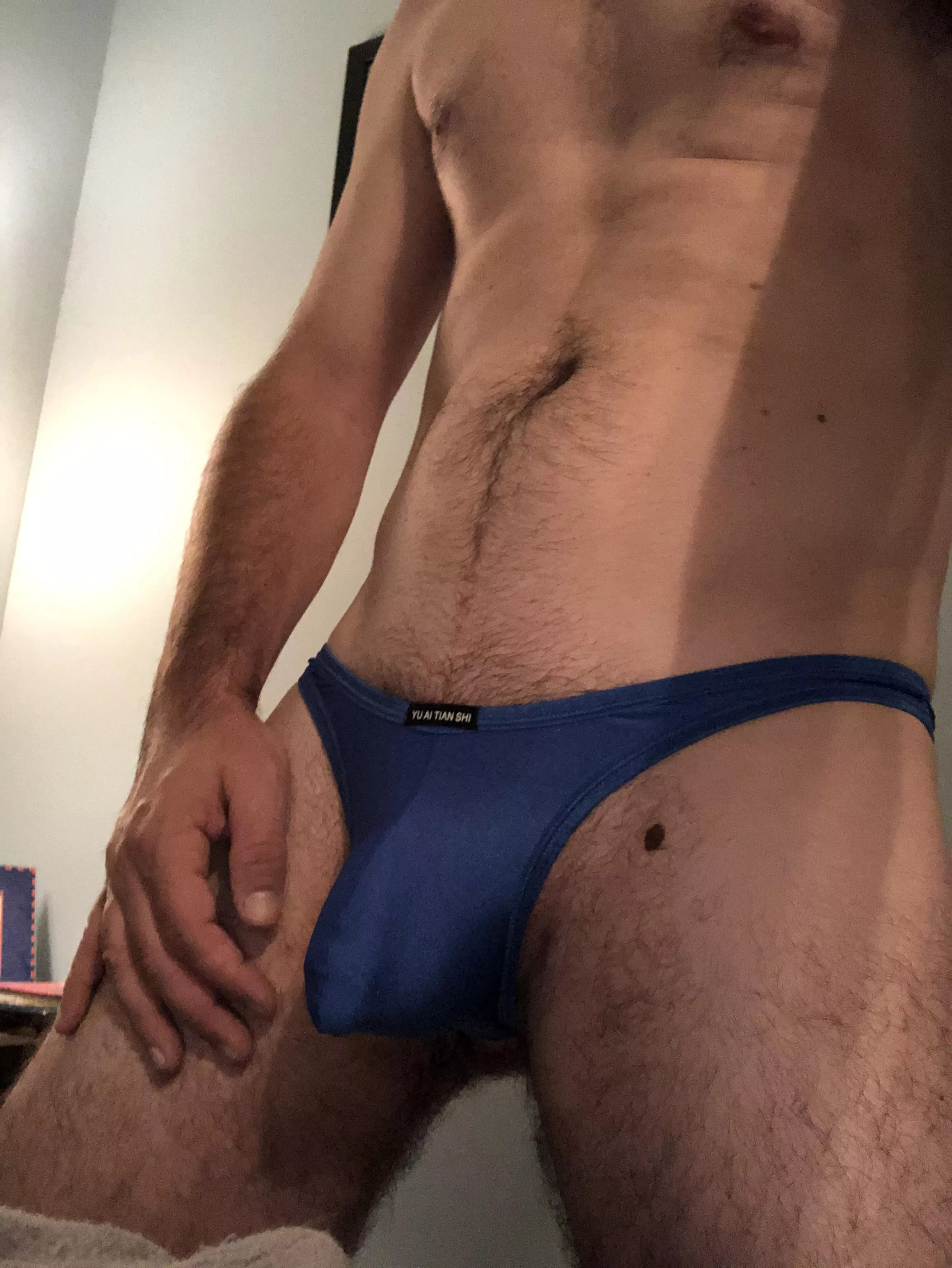 Blue thong kinda day.