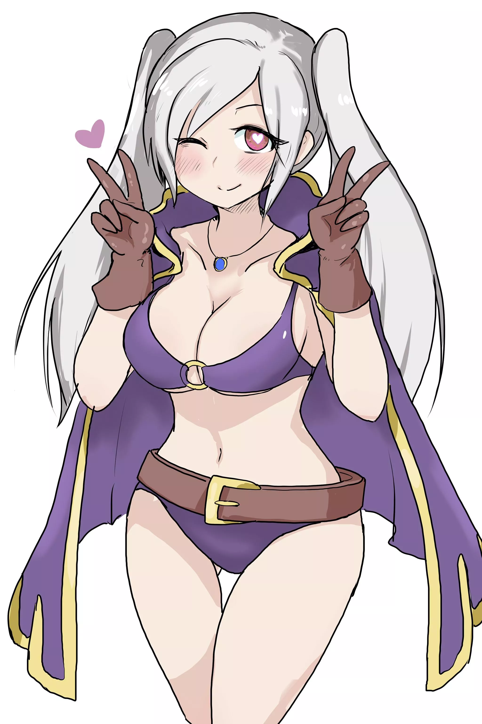 Blushing Swimsuit Robin