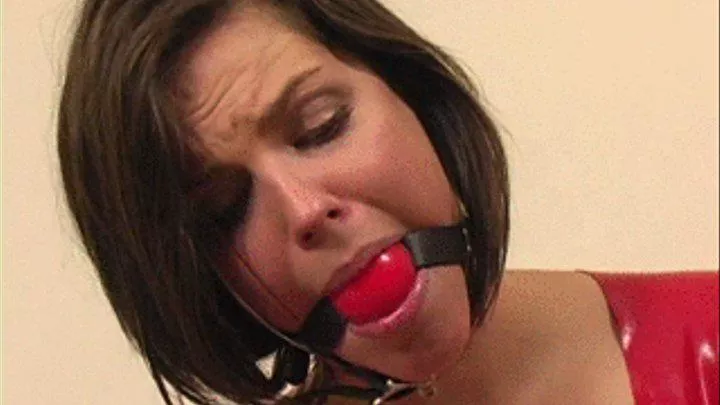 Bobbi ball gagged