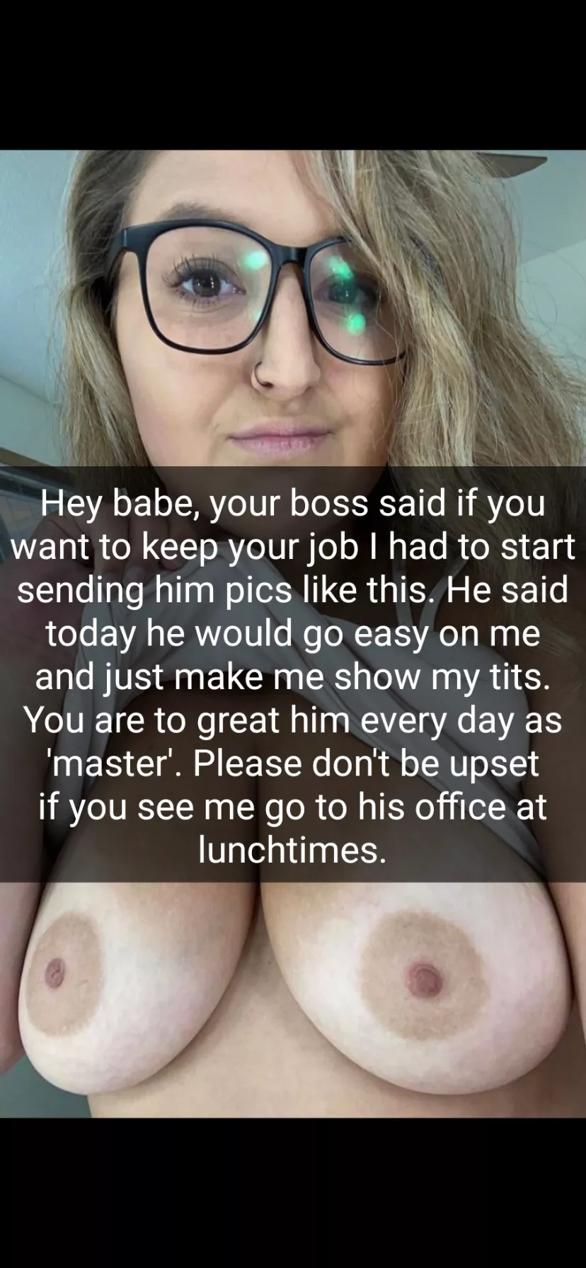 Boss owns your wife now