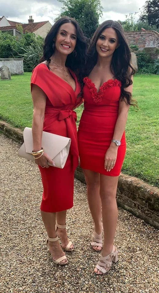 Both looking amazing in red