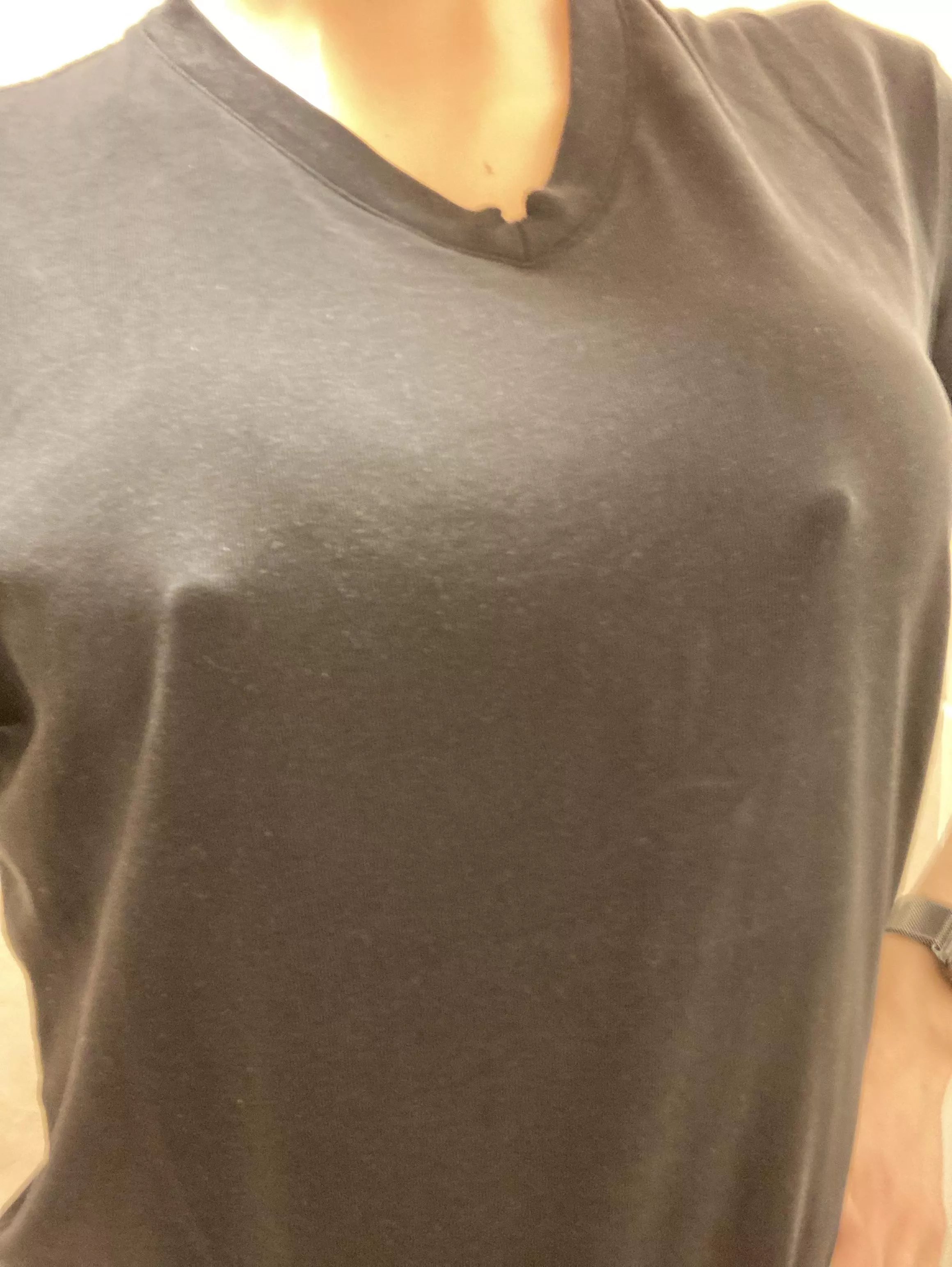 Braless at work, i hope my boss doesnâ€™t dee itðŸ™ˆ