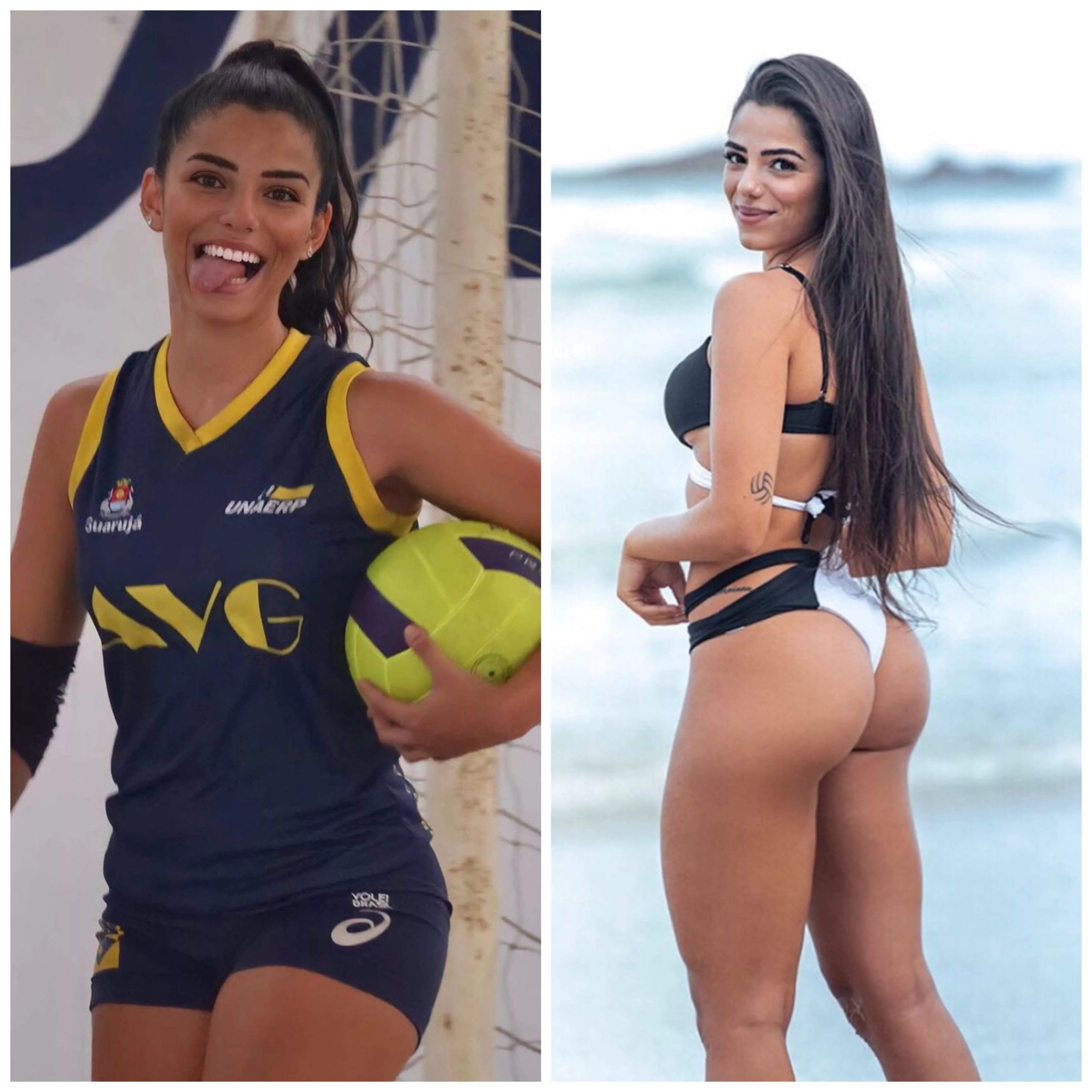 Brazilian volleyball player Keyt Alves