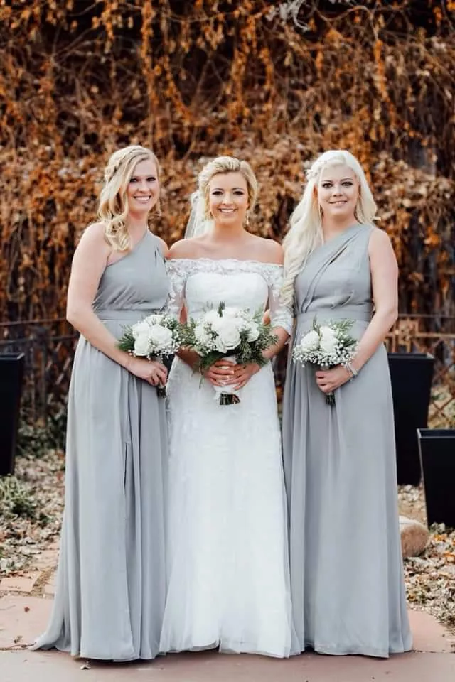 Bride and her sisters