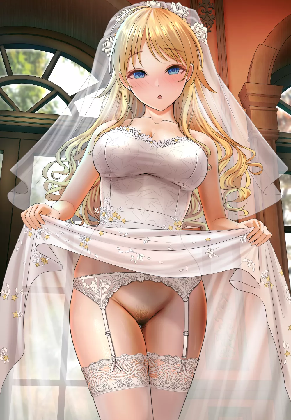 Bride is beautiful as always