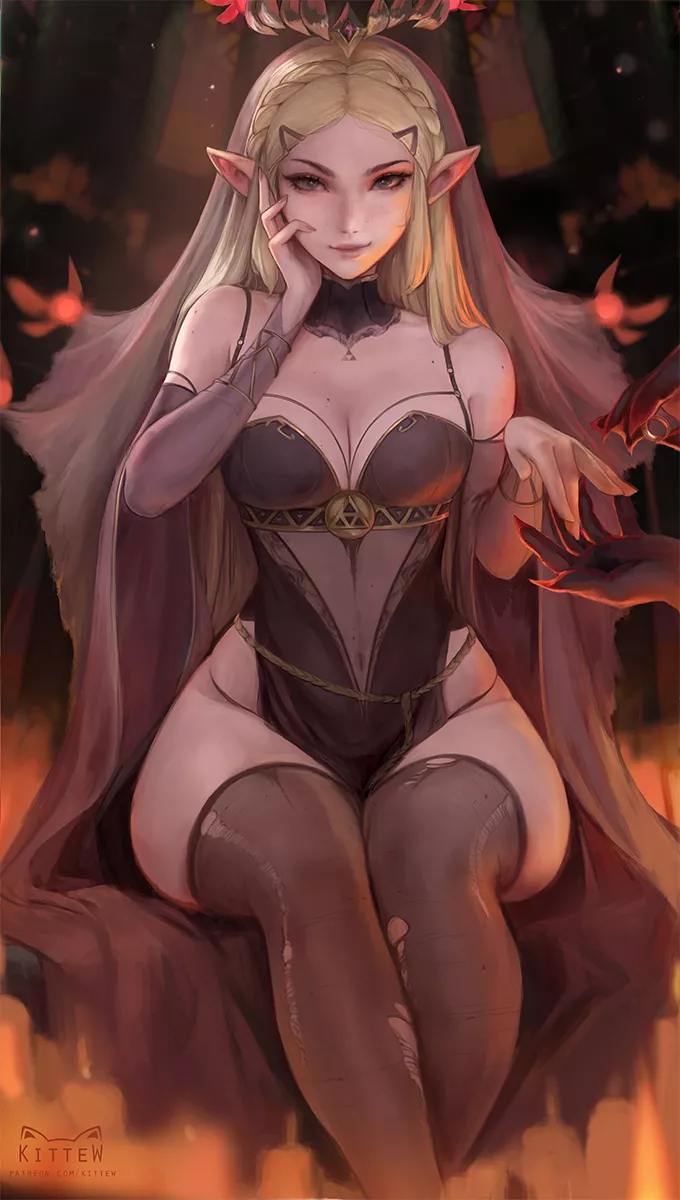 Bride of Darkness Zelda (Kittew)