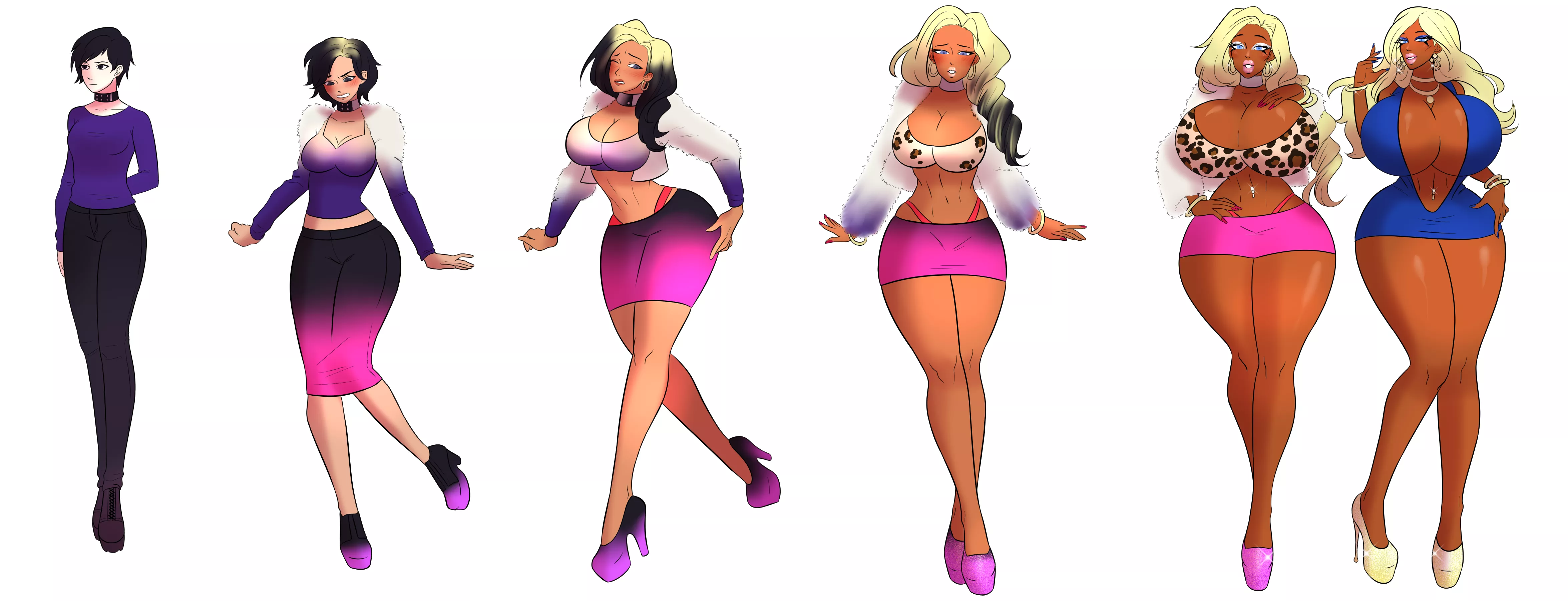 Bridgette Brat Bimbo OC TF sequence by TheQuelch