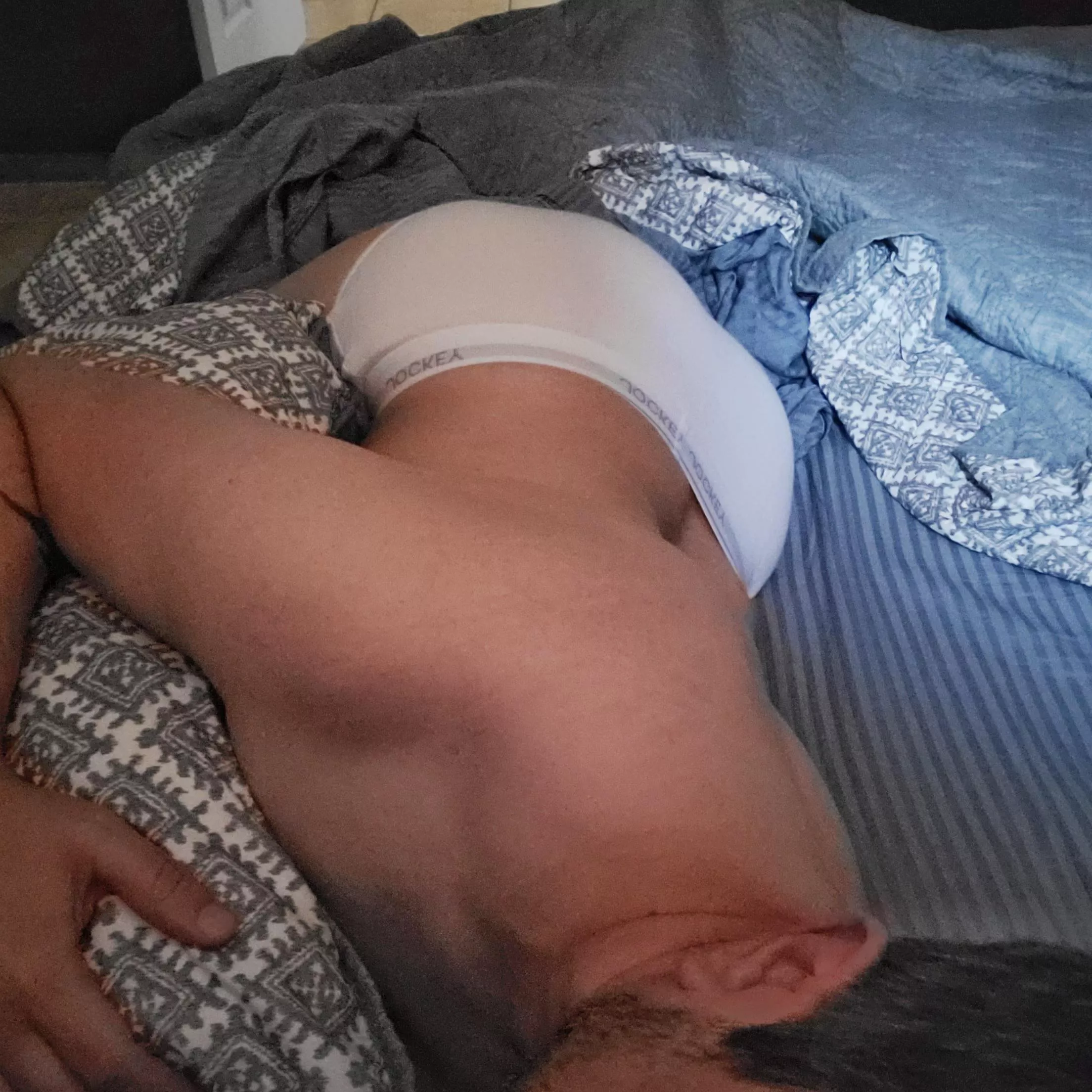 Brief nap in briefs