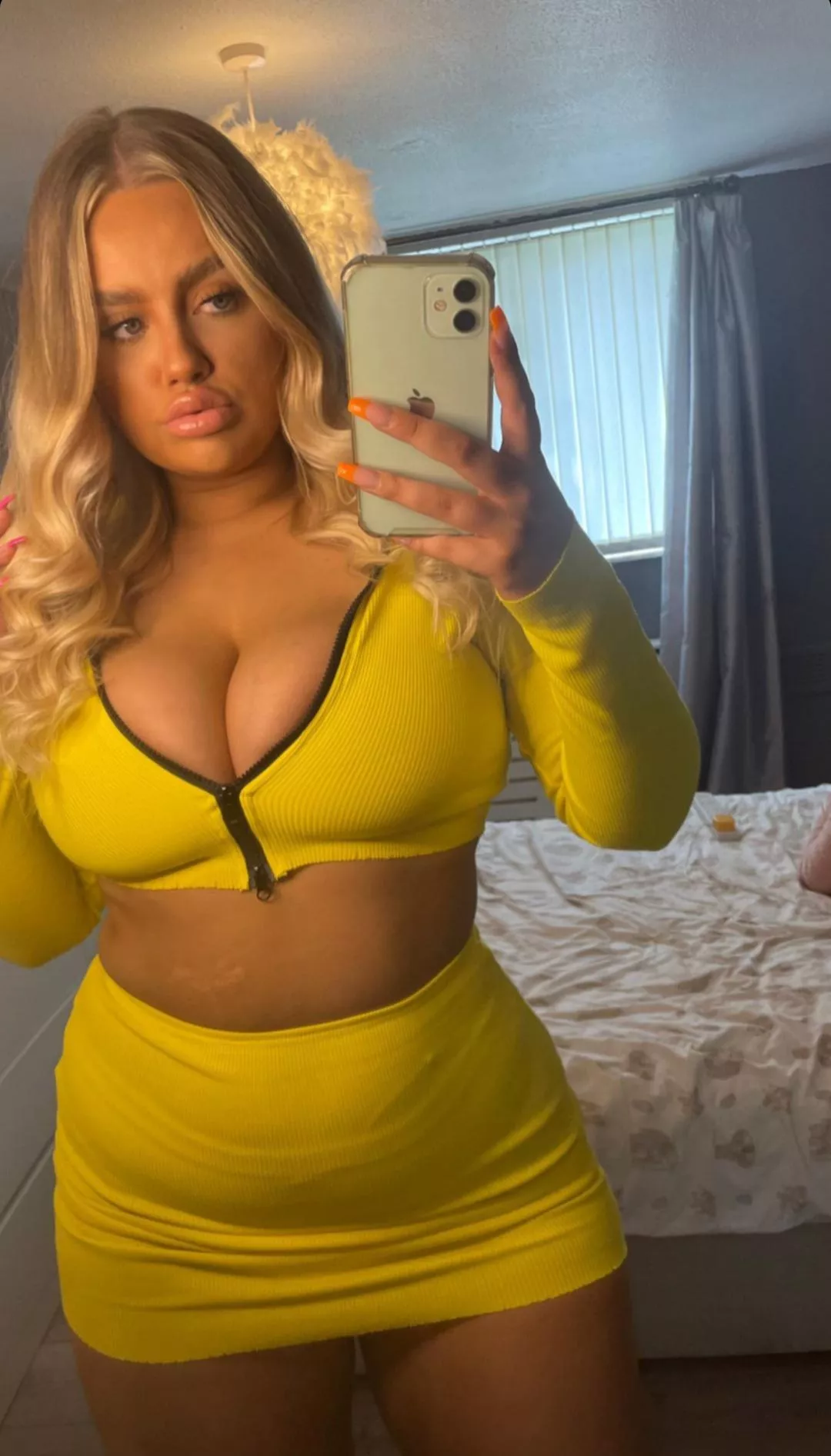 Bright yellow and thick