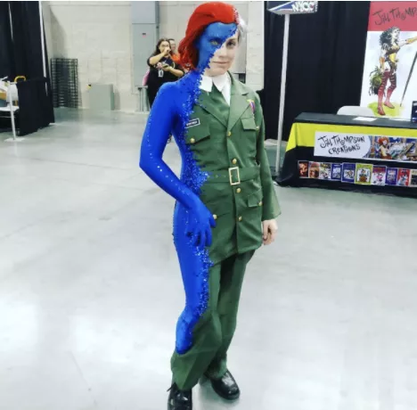 Brilliant Mystique Cosplay