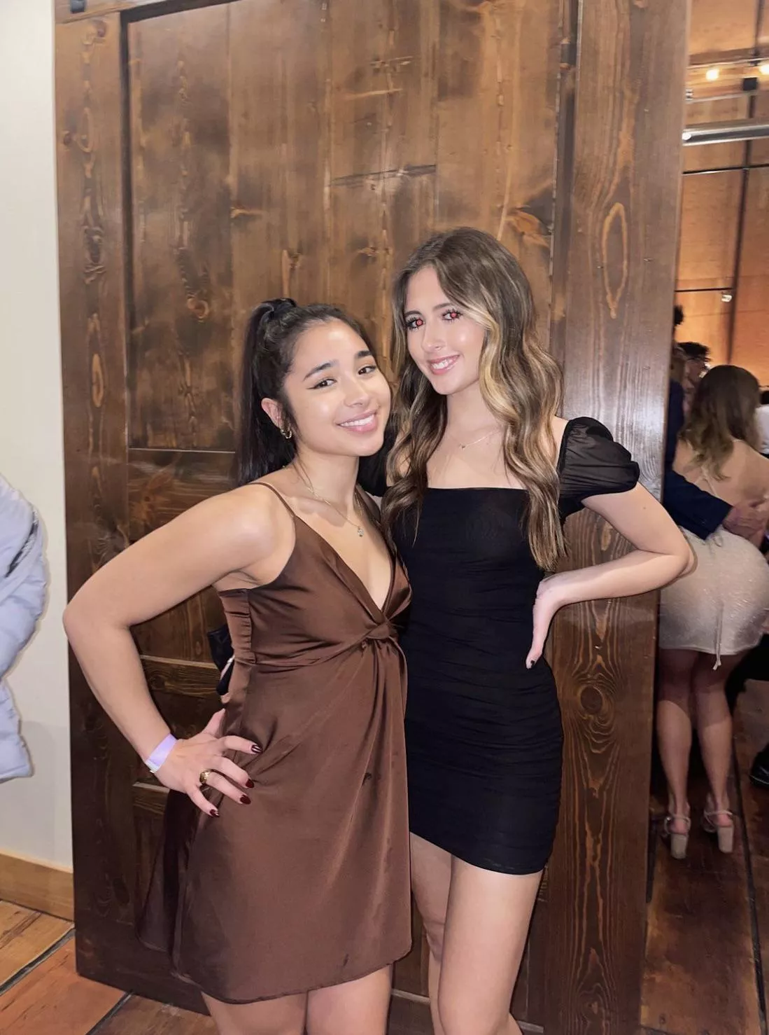 Brown or black dress