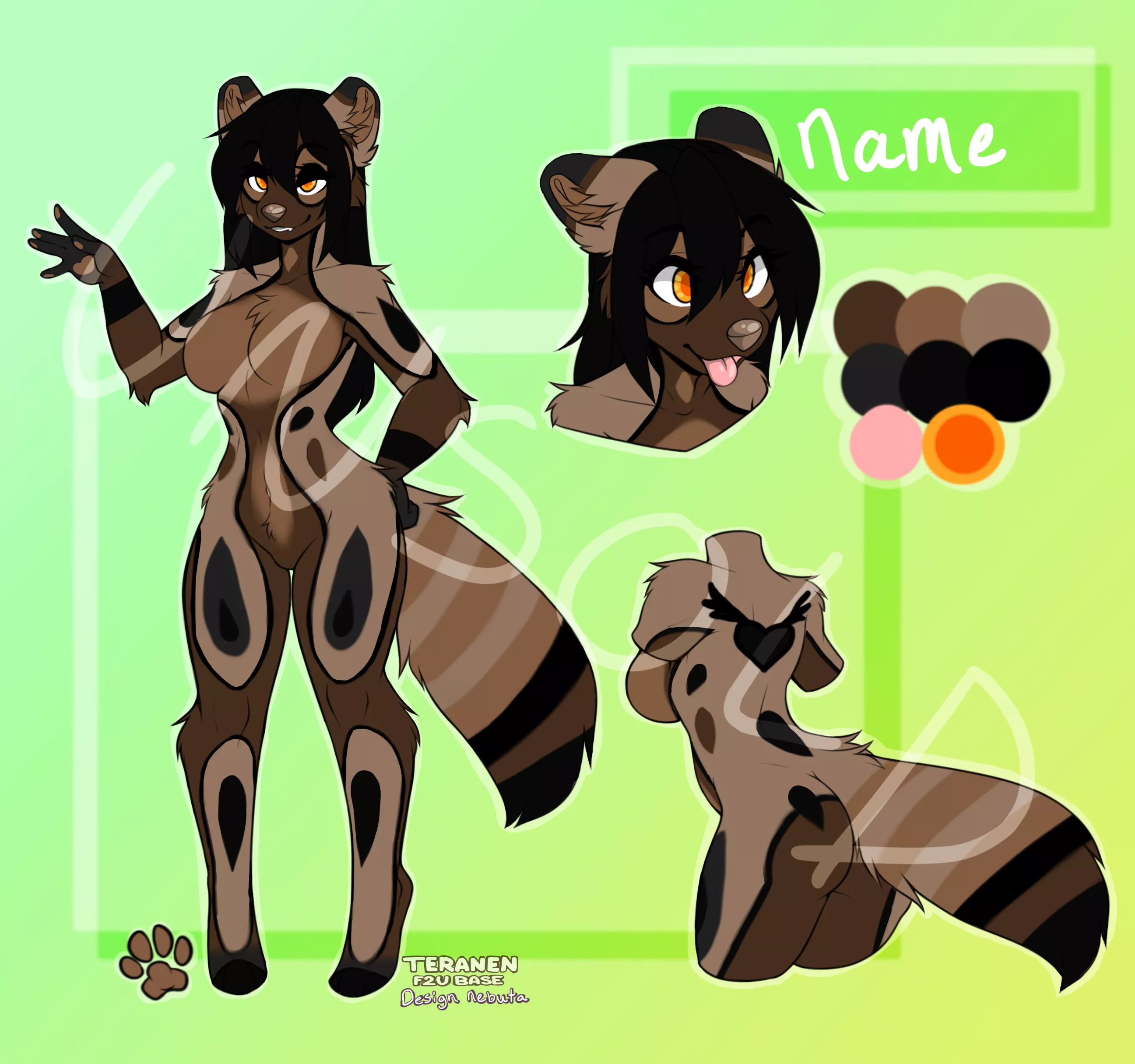 Brown raccoon adopt