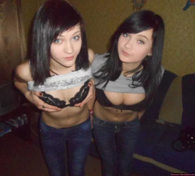 Brunette teens