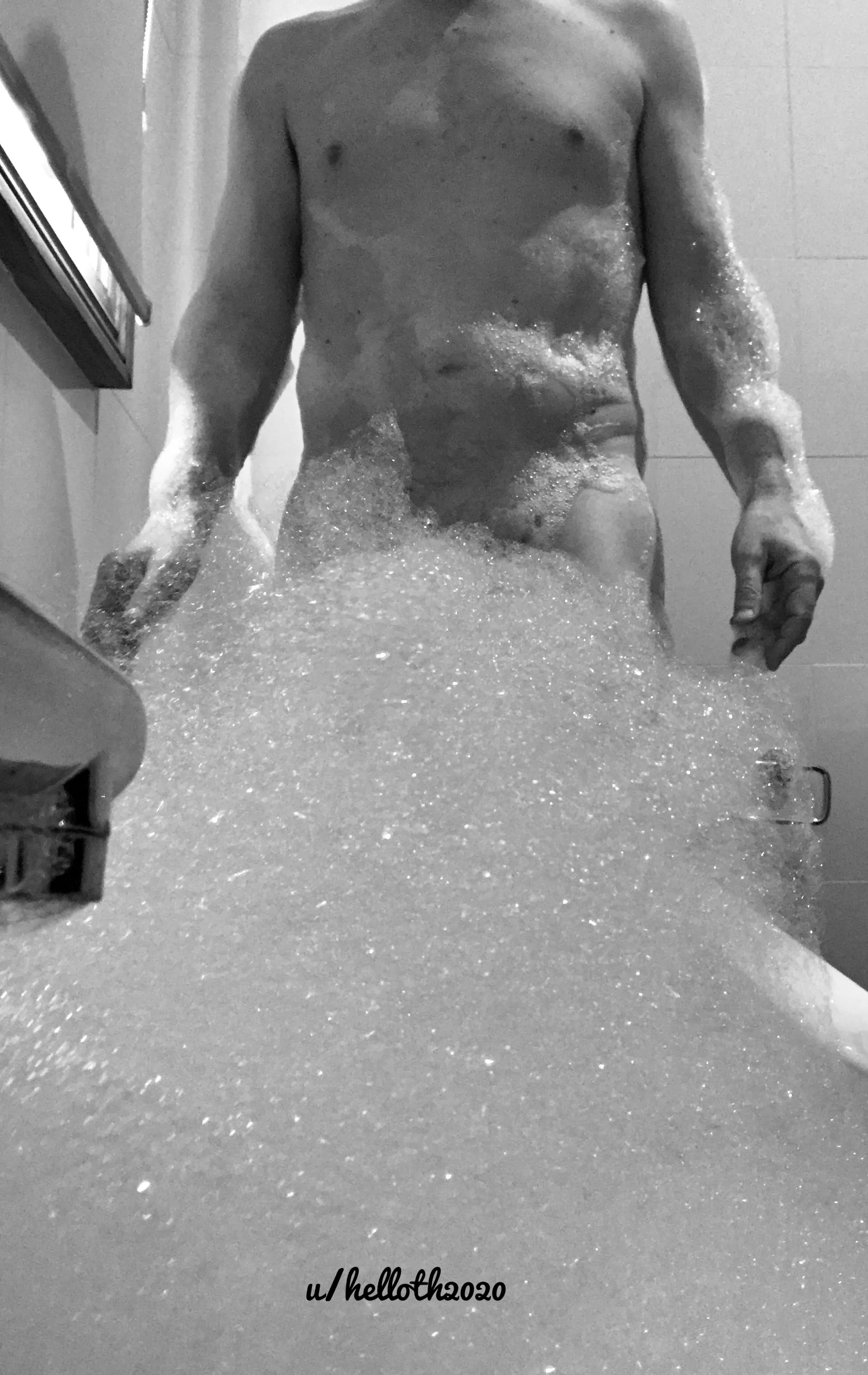 Bubbles make a bubble bath, but you would certainly make it a sexy bubble bath