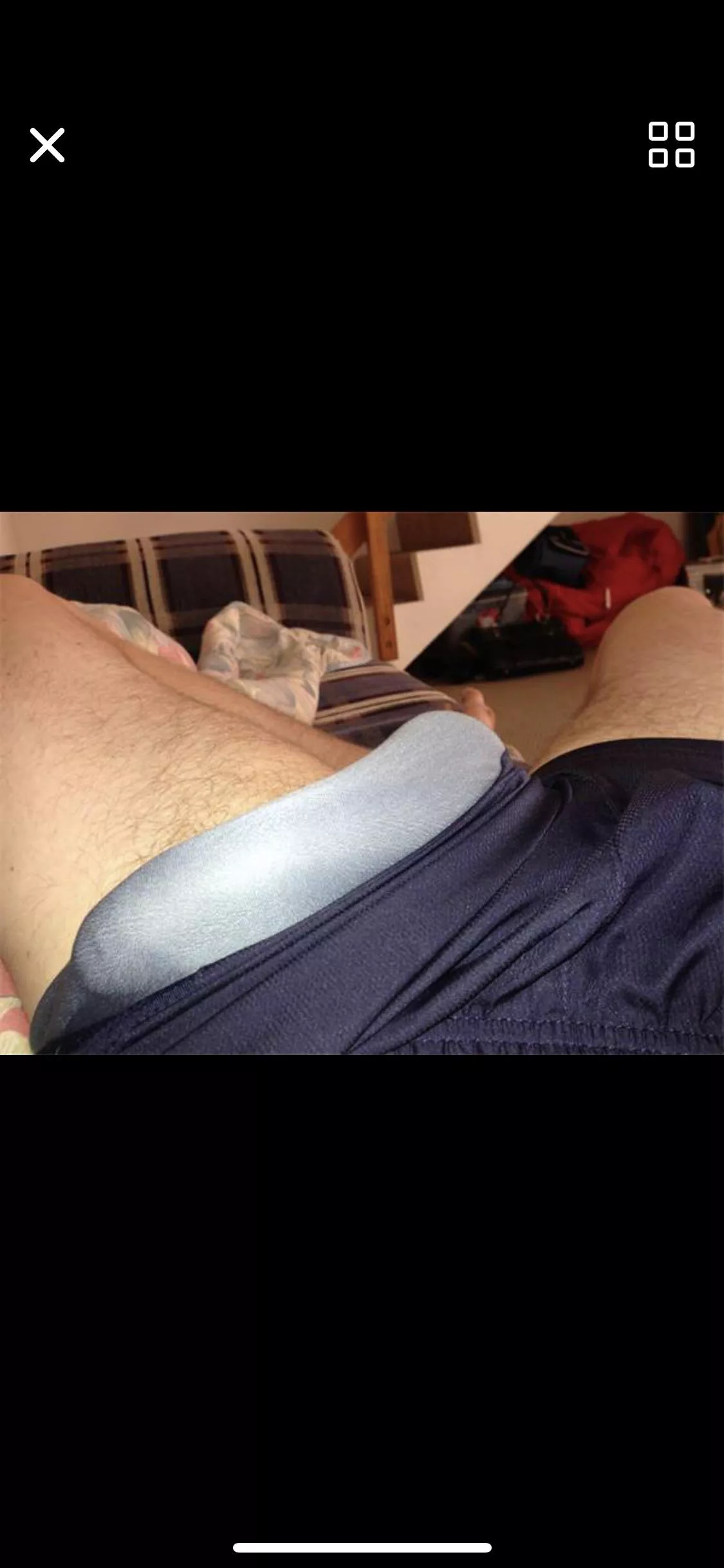 Built in exercise shorts bulge