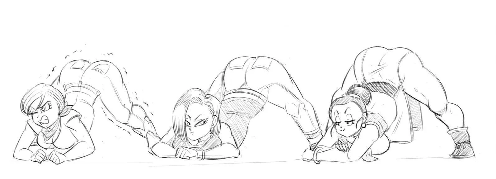 Bulma, 18, and Chi Chi. (FunSexyDB) [Dragonball Z]