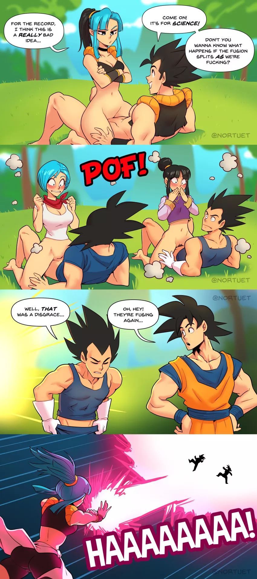 bulma briefs,bulchi,vegata,son goku and chichi,gogeta (nortuet) [dragon ball]