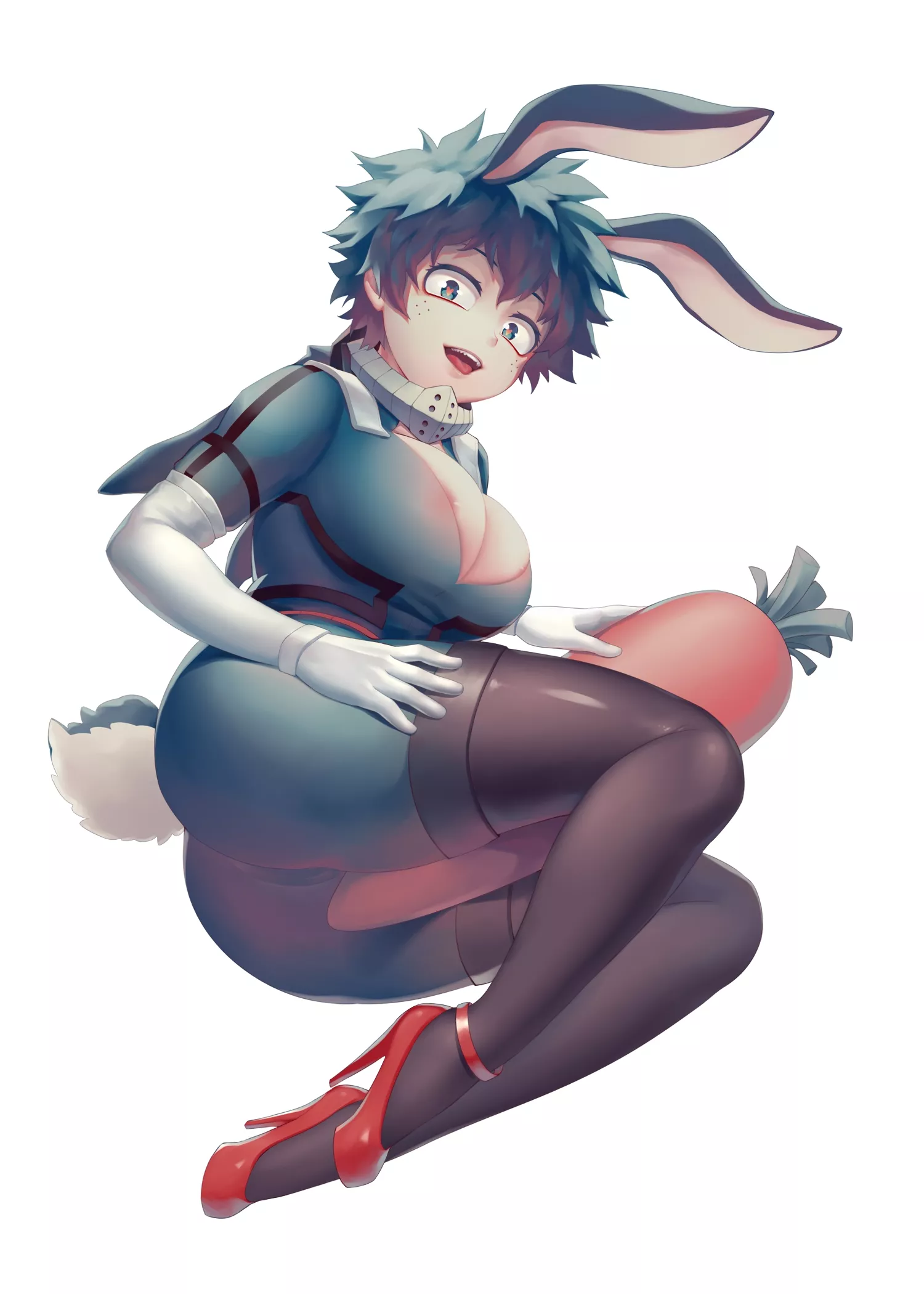 Bunny Girl Izuku (Salmon) [My Hero Academia]