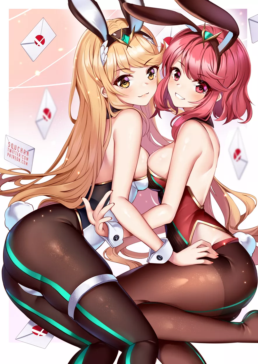 Bunny Mythra & Pyra [Xenoblade II]