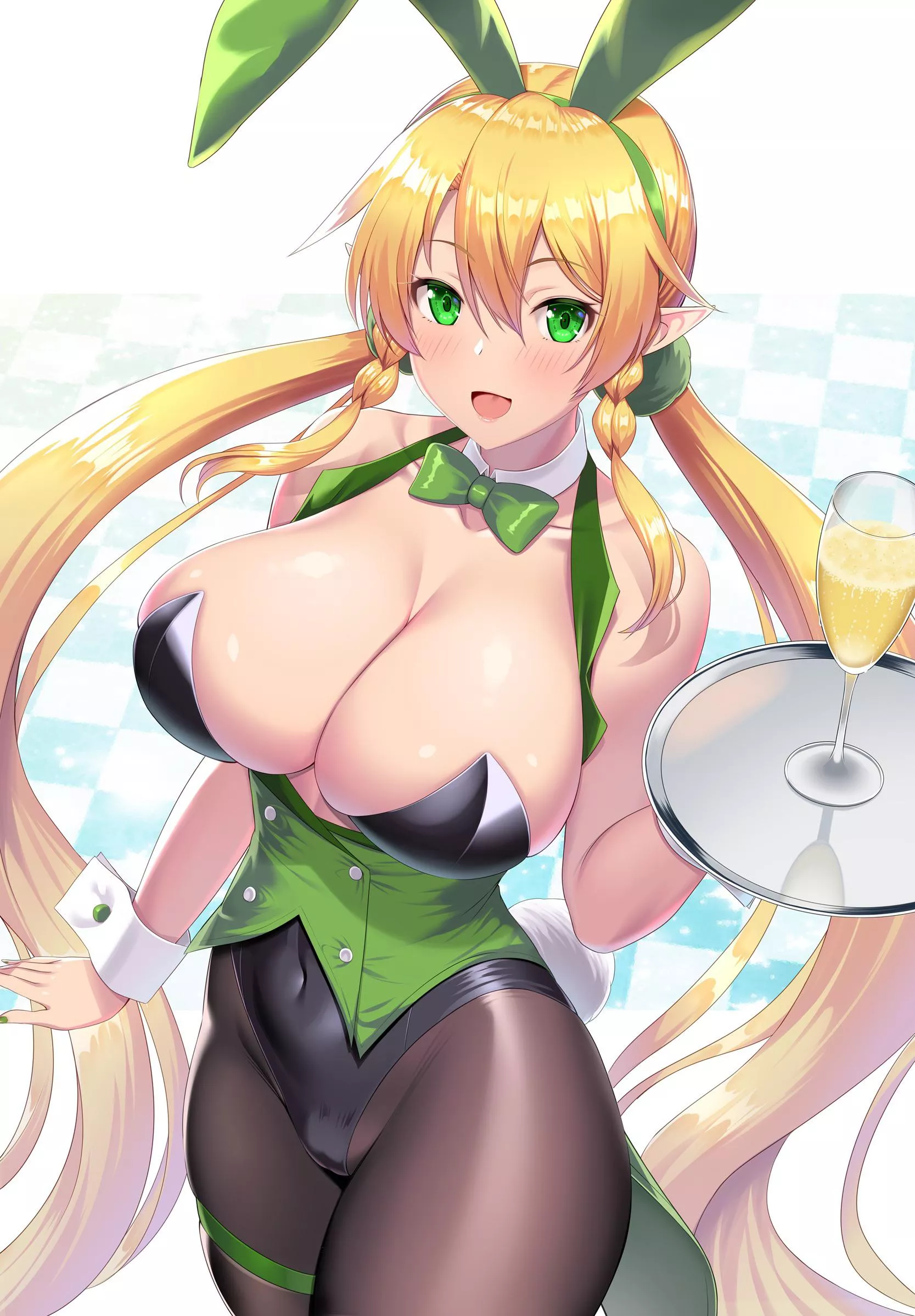 bunny waitress Leafa