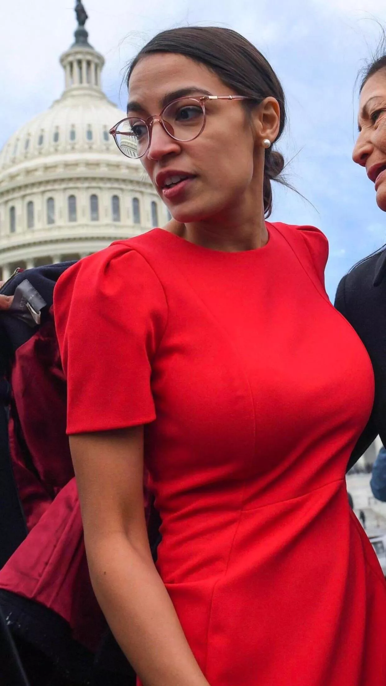 Busty Alexandria Ocasio-Cortez aka AOC ðŸ¤¤