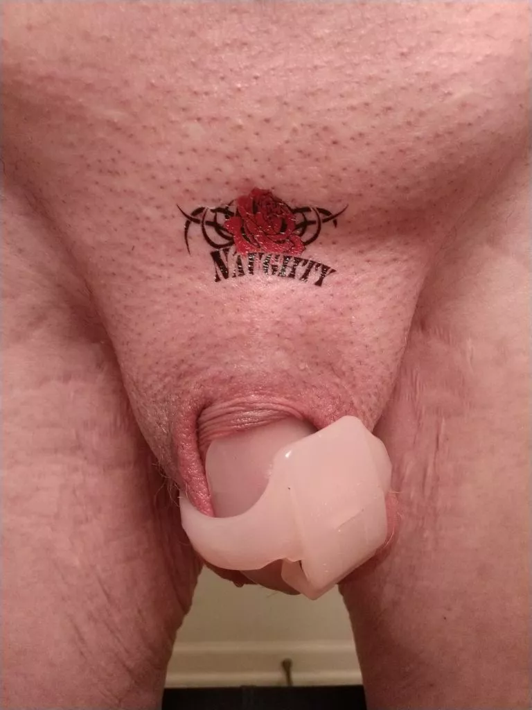 Caged and wanting to be a naughty sissy