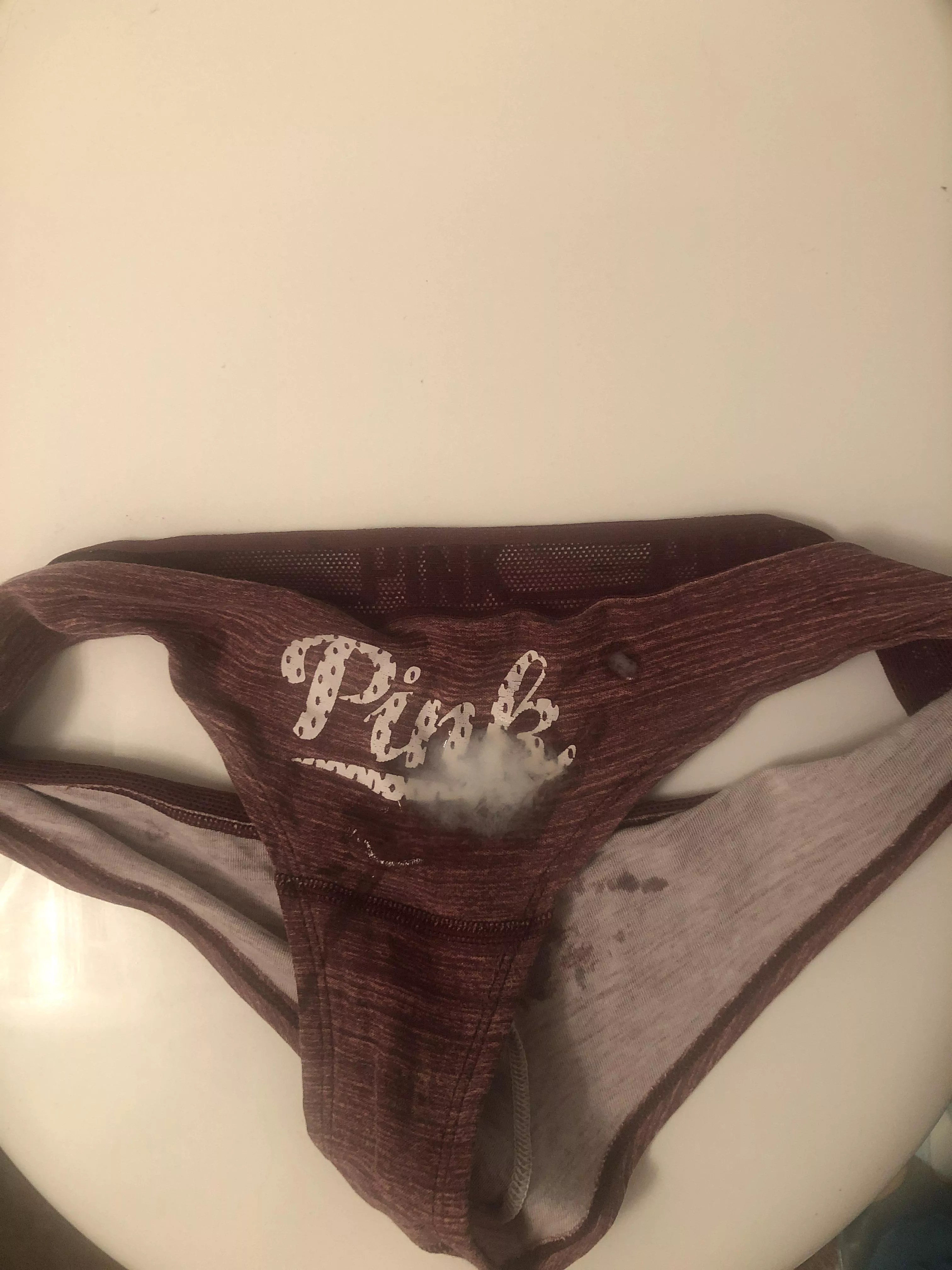 Came on my wife’s panties and I’m going to make her wear them