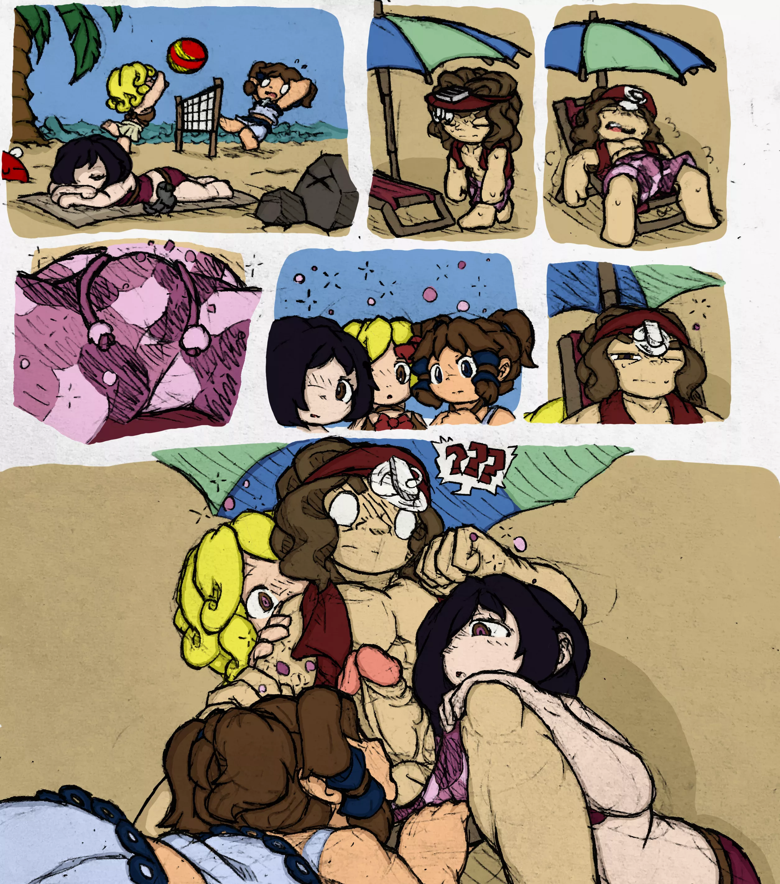 Camo Undies (Multi-character Post by u/MrLinThePencilGuy) [Coloured by me]