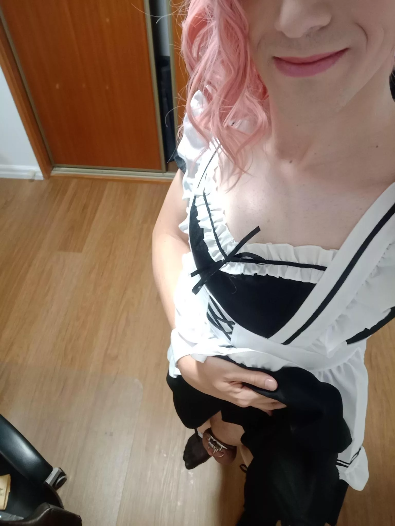 Can I be your little chaste sissy maid daddy? 😏😈