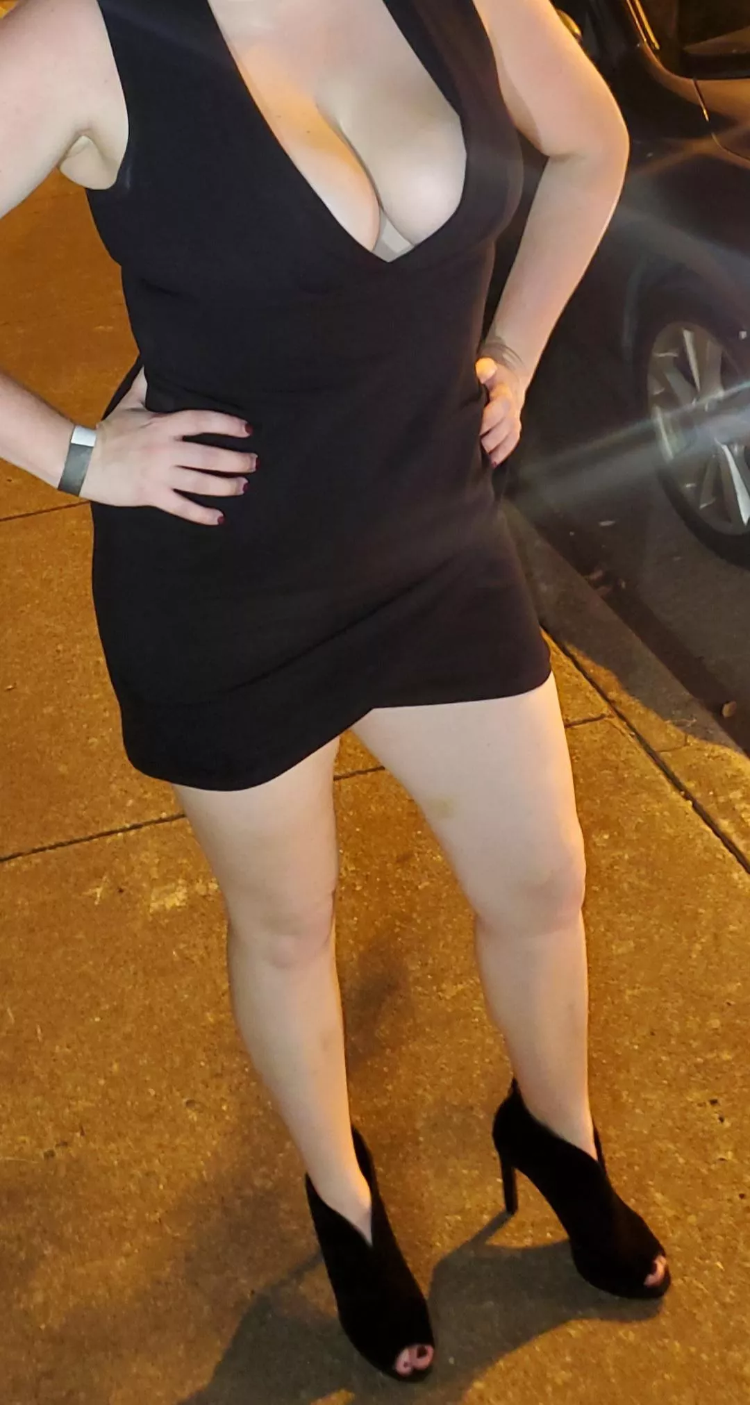 can I get a rate for my boobs in the dress?