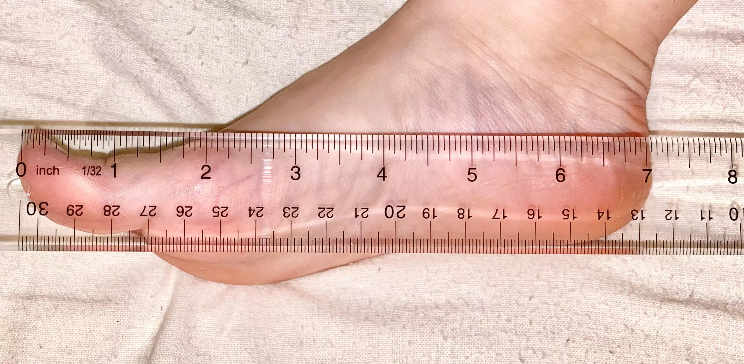 Can you believe my feet are only 7 inches long?