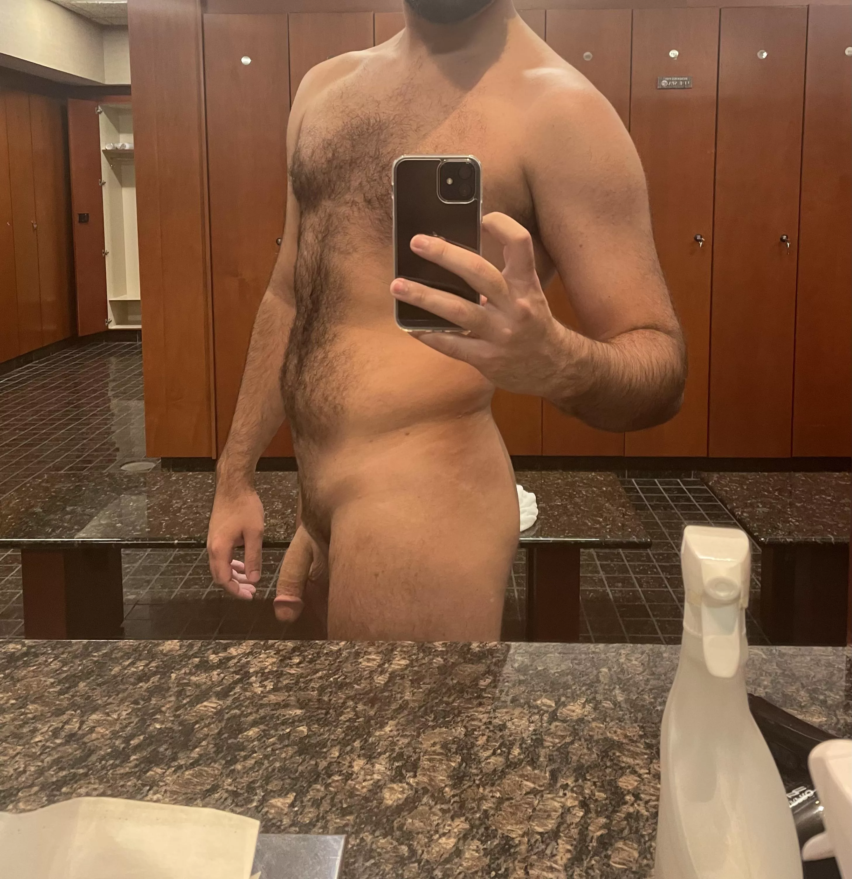 Can’t resist a locker room pic