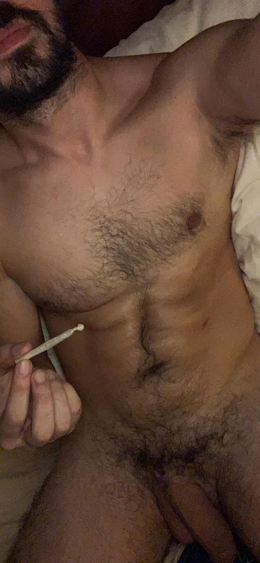 Canâ€™t sleep. So rolled [M]e a little guy