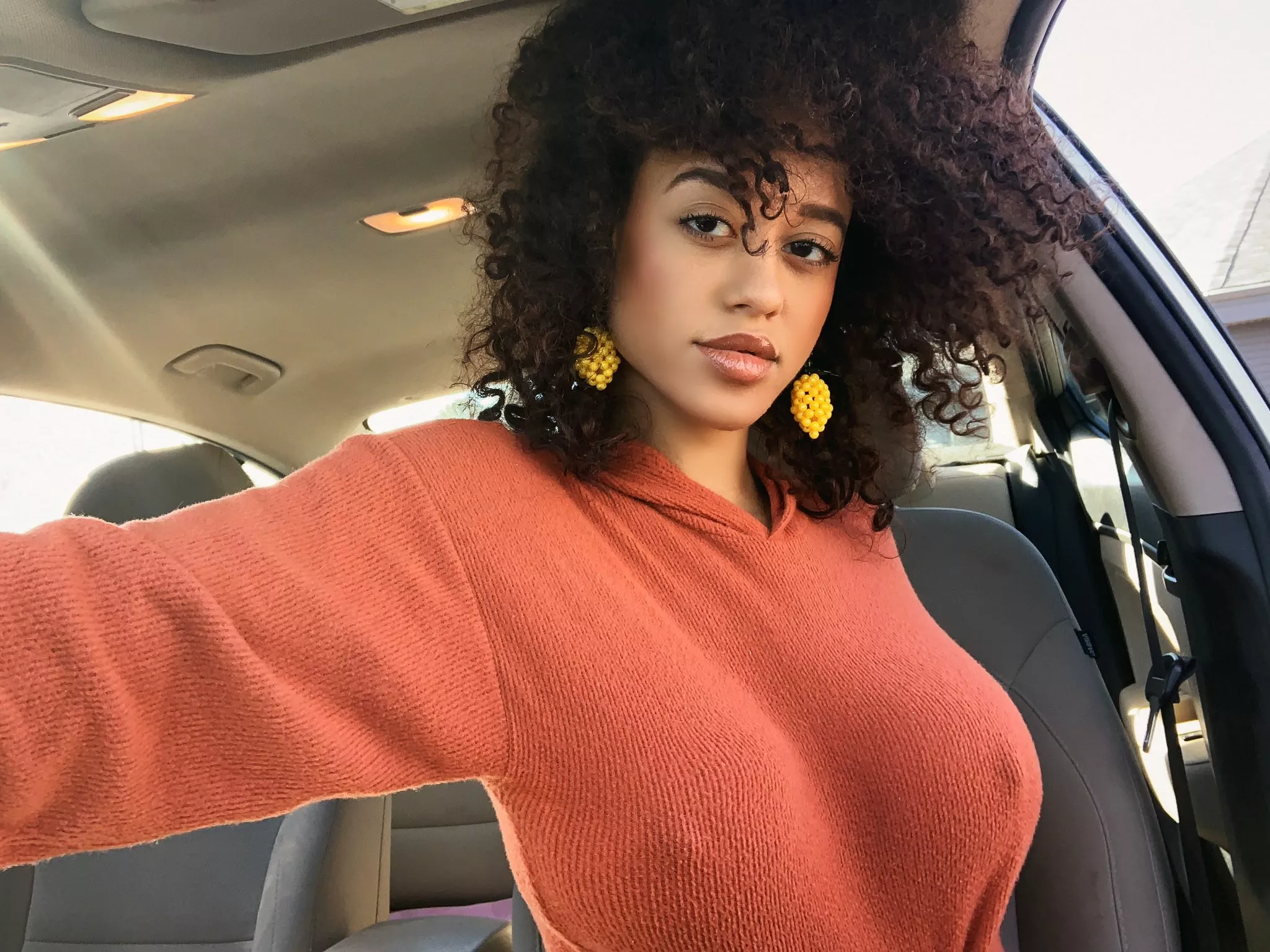 car selfie