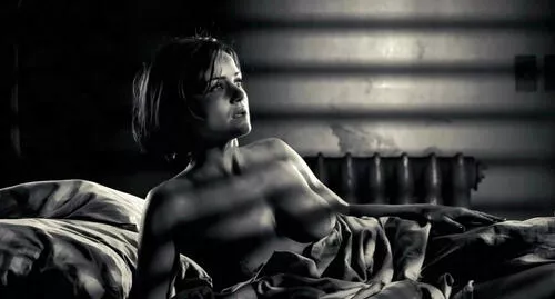 Carla Gugino's beautiful boobs in Sin City