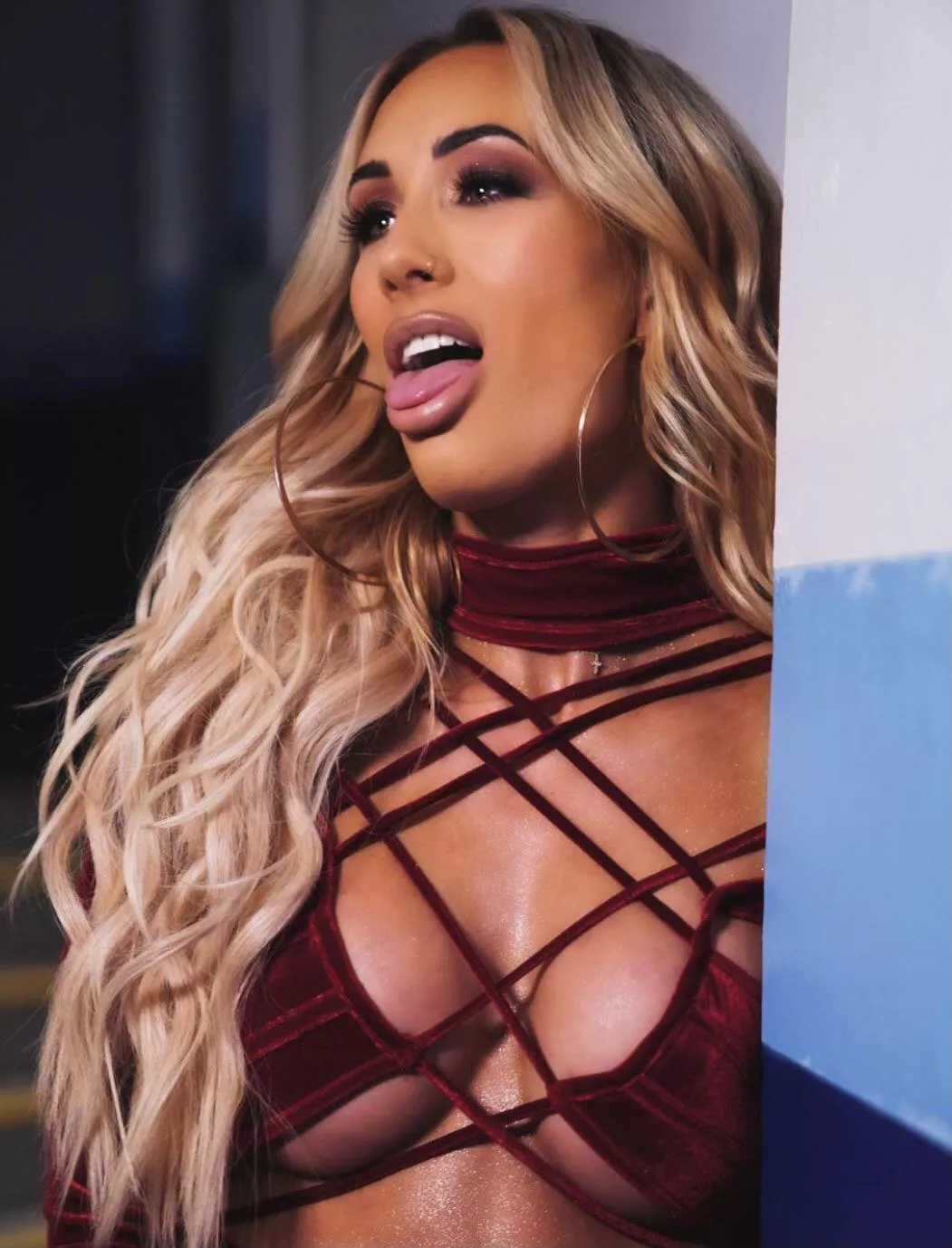 Carmella’s boobs look so firm