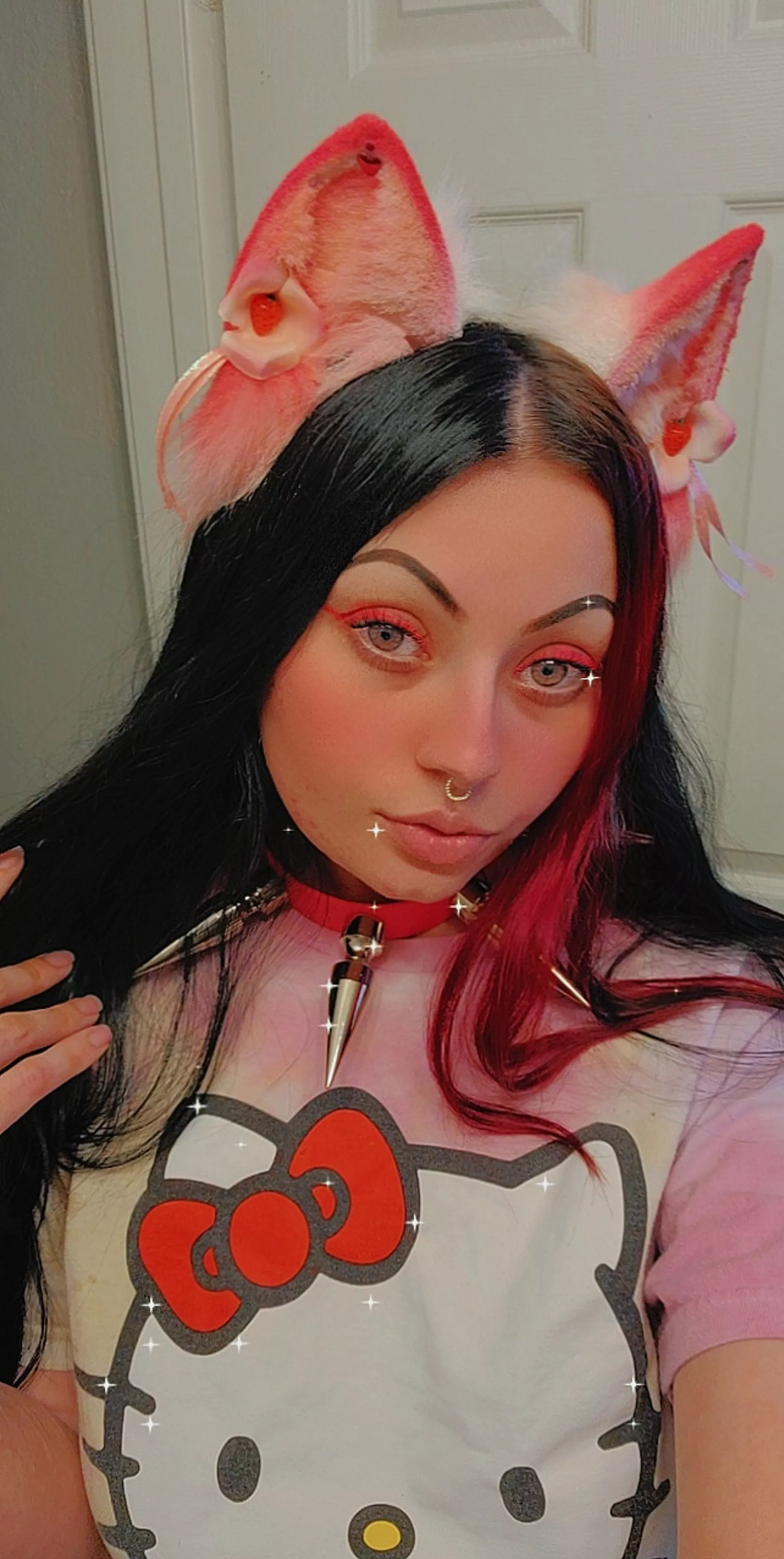 Cat girl makeup