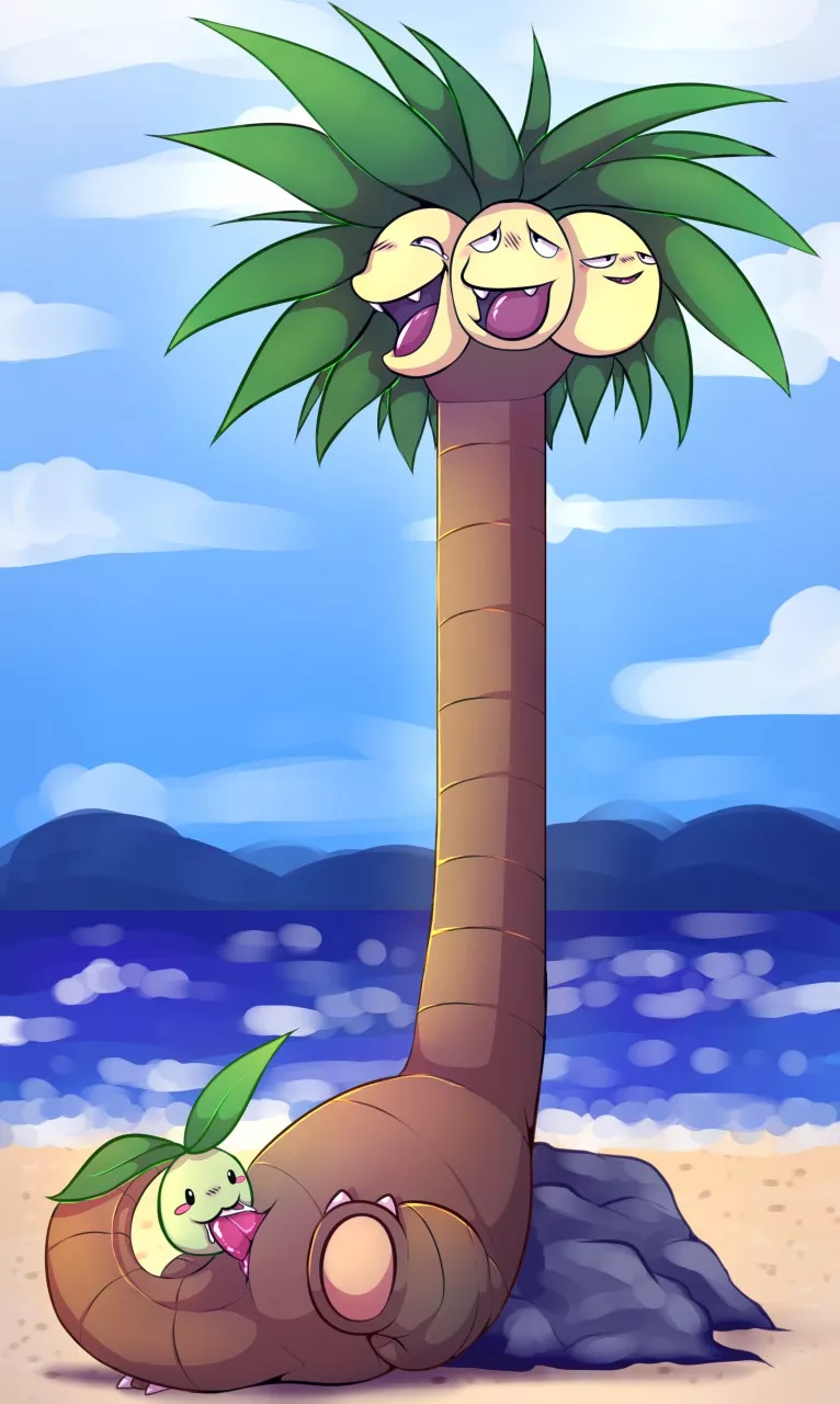 Catch them all challenge #103.B - Alolan Exeggutor (oreocakes)