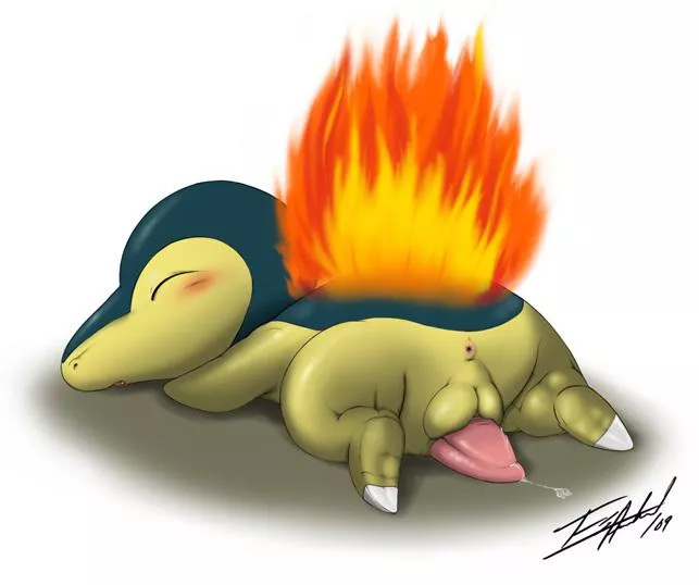 Catch them all challenge #155 - Cyndaquil (ESArtist)