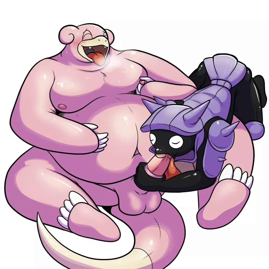 Catch them all challenge #79 - Slowpoke (smutty smeargle)