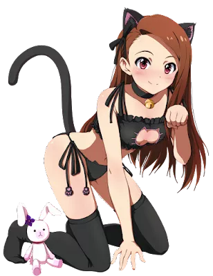 Catgirl and bunny