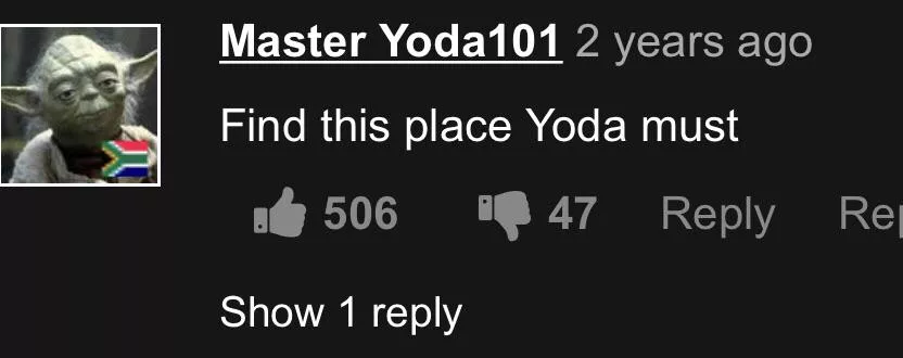 Caught yoda in his spare time