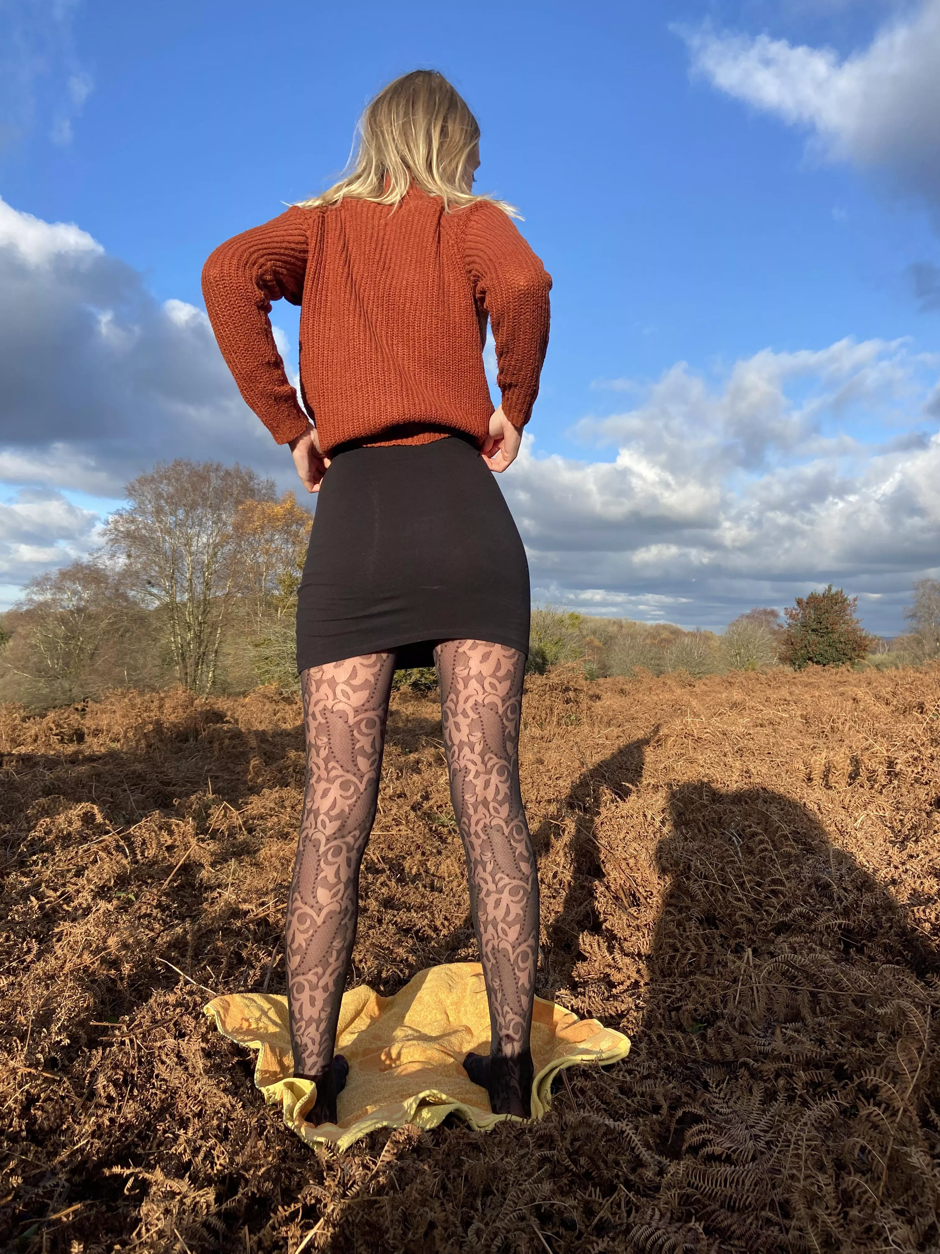 Cecilia de Rafael Marmara Patterned Tights🧡