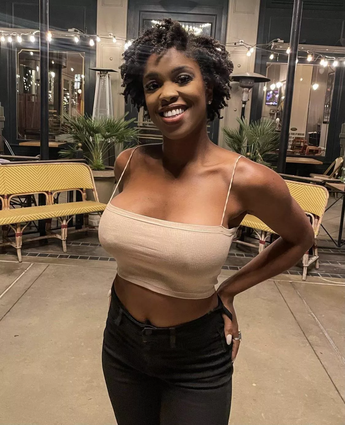 Channel 8 anchor/reporter having a night out.