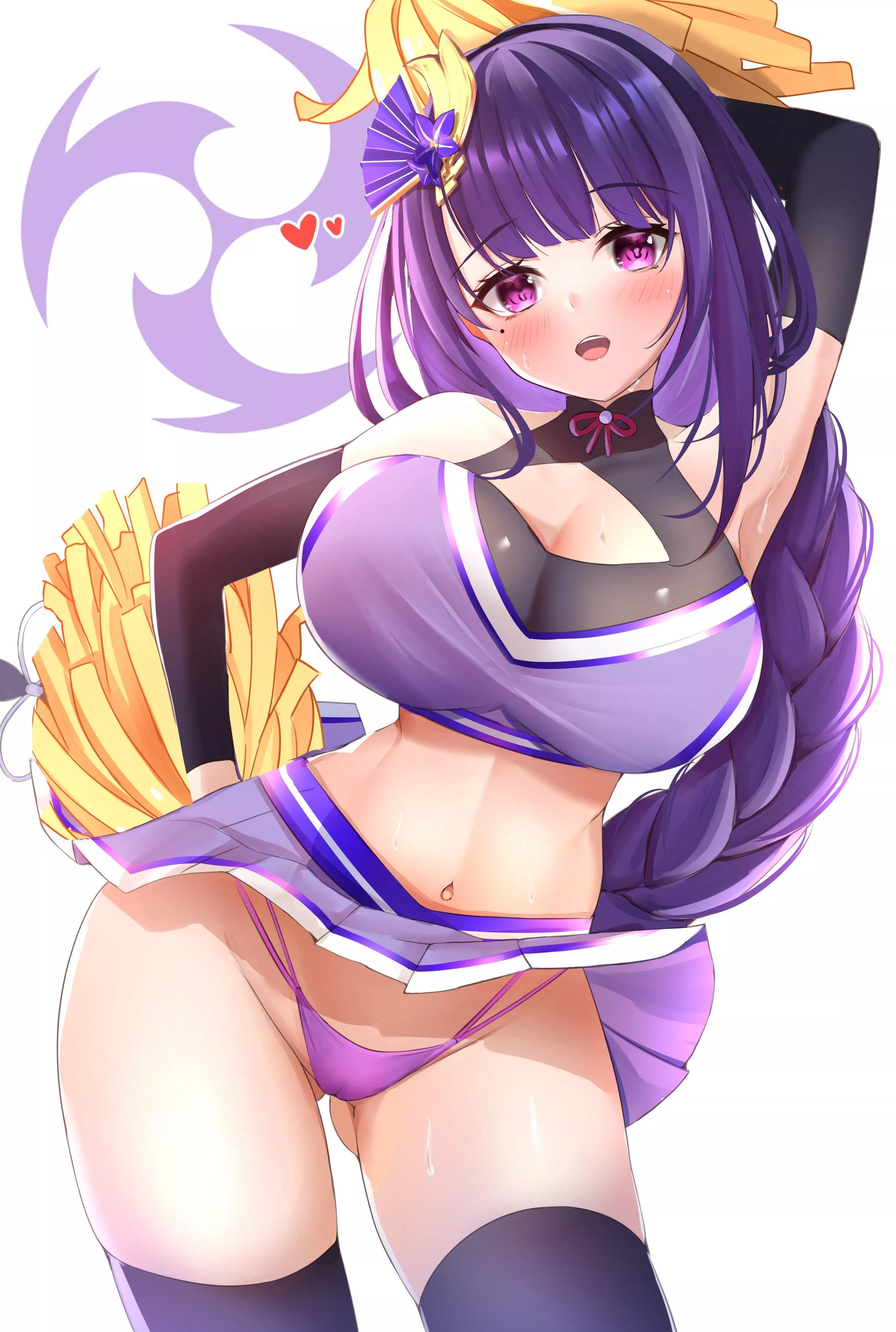 Cheerleader Raiden [Genshin Impact]